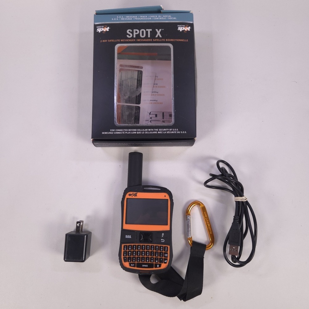 Spot X Satellite Messenger GPS Hiking Camping Outdoors SOS